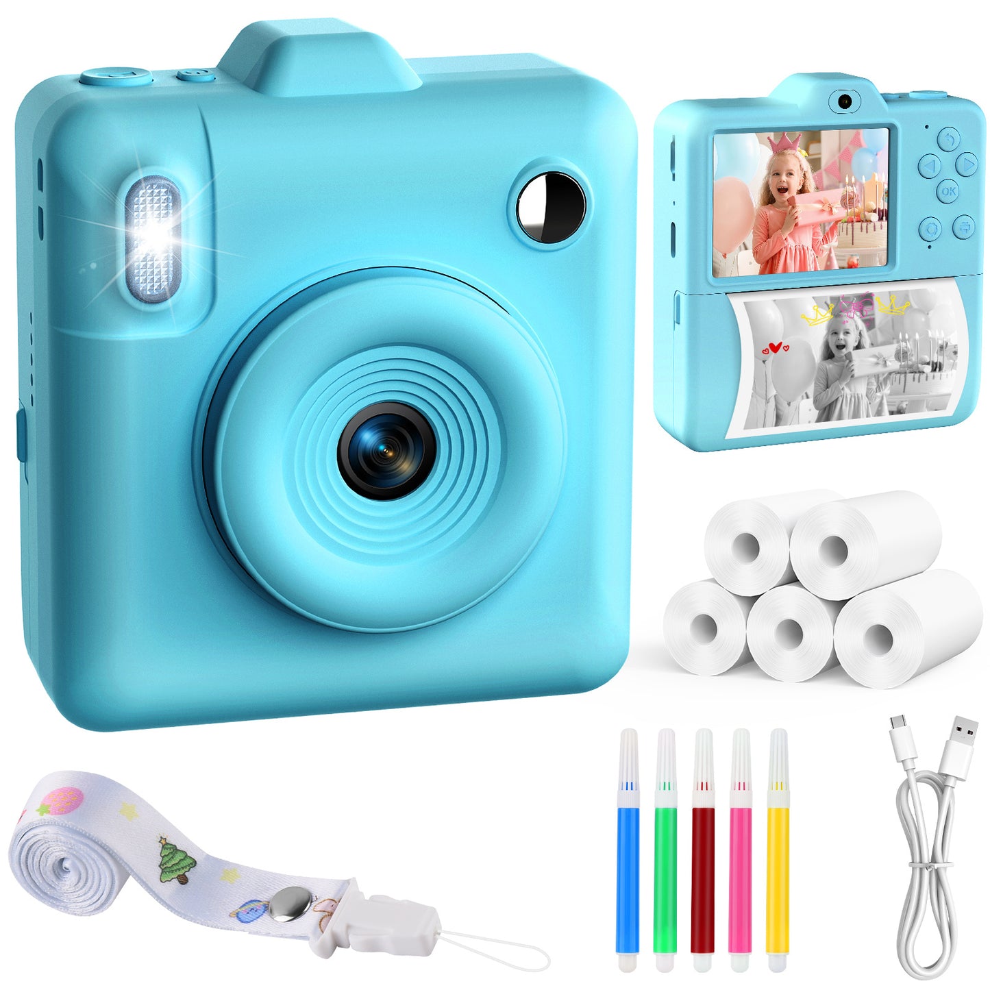 Kids Instant Print Camera
