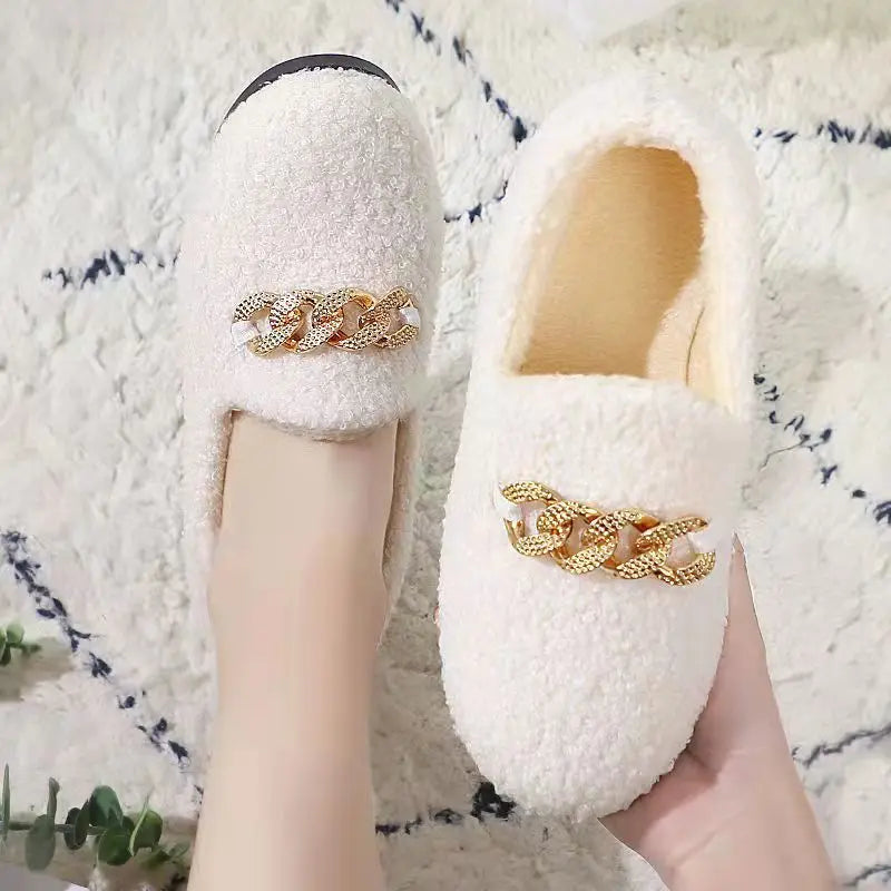 Women’s Warm Plush House Slippers