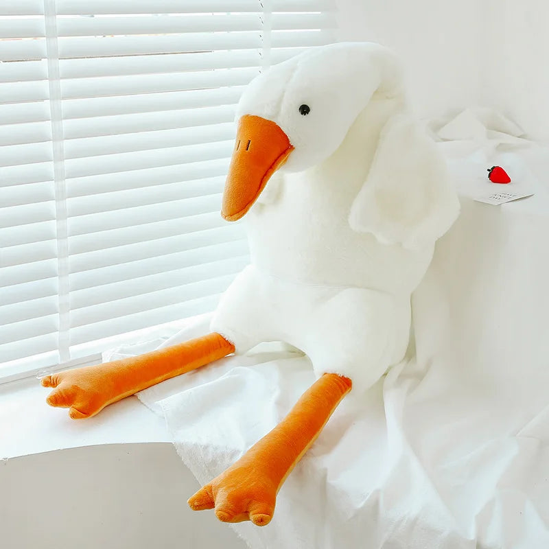 90–190cm Giant White Goose Plush Toy