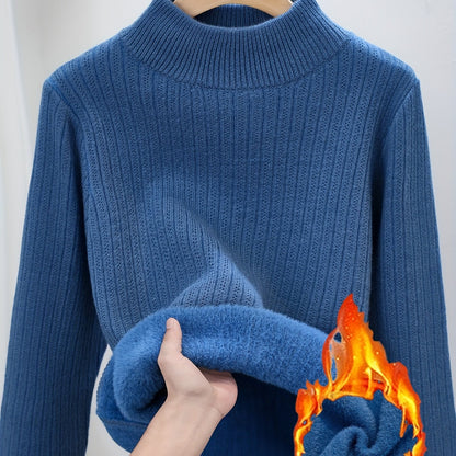 One-Piece Fleece Jumpsuit with Stand-Up Collar