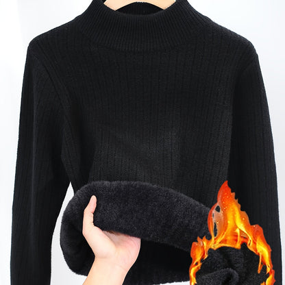 One-Piece Fleece Jumpsuit with Stand-Up Collar