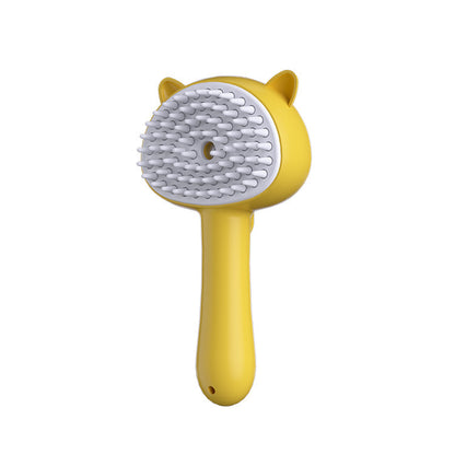 A Fantastic Rechargeable Self-Cleaning Pet Grooming Brush with Mist – For Cats & Dogs