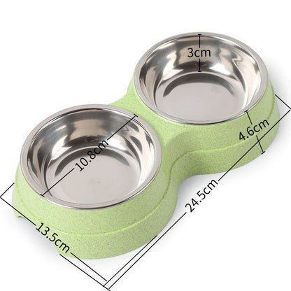 Fantastic Double Pet Bowls for Cats and Dogs – Elevated, Non-Slip & Easy to Clean