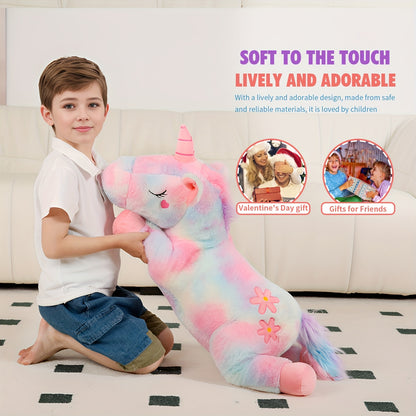 32-Inch Large Unicorn Plush Toy – Gift for Kids