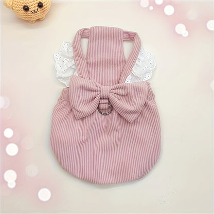 Pink Pumpkin Pet Costume Dress