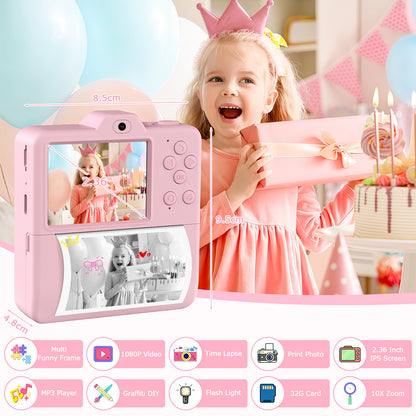 Kids Instant Print Camera