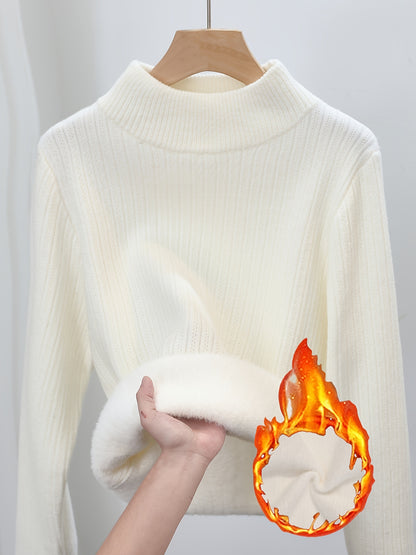 One-Piece Fleece Jumpsuit with Stand-Up Collar