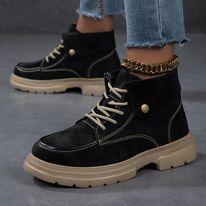 Autumn Winter Women’s Thick Sole Ankle Boots