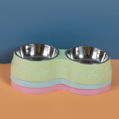 Fantastic Double Pet Bowls for Cats and Dogs – Elevated, Non-Slip & Easy to Clean