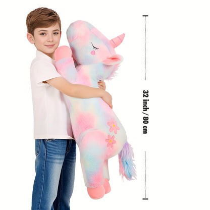 32-Inch Large Unicorn Plush Toy – Gift for Kids