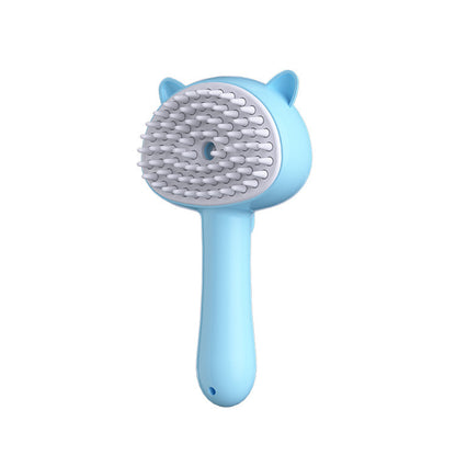A Fantastic Rechargeable Self-Cleaning Pet Grooming Brush with Mist – For Cats & Dogs