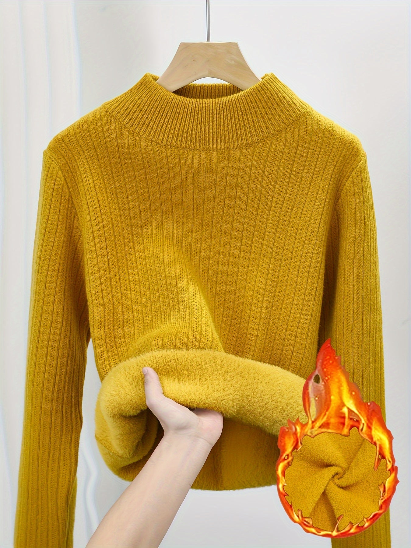 One-Piece Fleece Jumpsuit with Stand-Up Collar