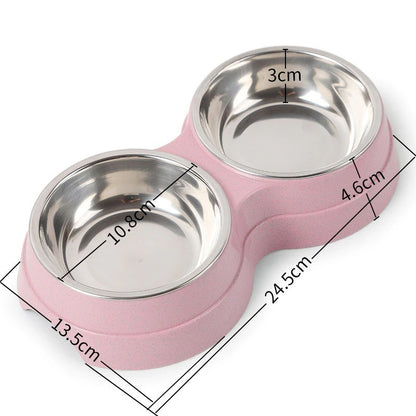 Fantastic Double Pet Bowls for Cats and Dogs – Elevated, Non-Slip & Easy to Clean