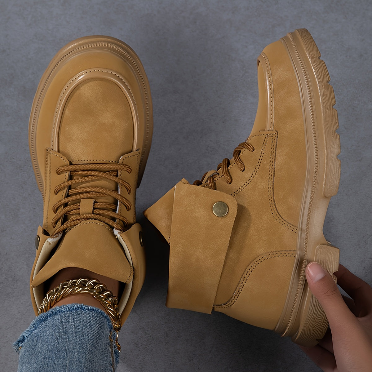 Autumn Winter Women’s Thick Sole Ankle Boots