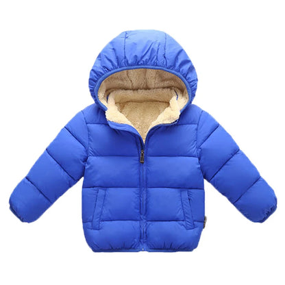 Kids Winter Thick Plush Jacket