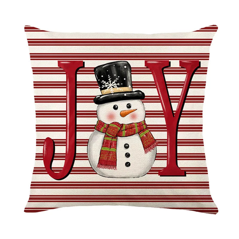 45cm Christmas Cushion Cover – Festive Holiday Pillowcase for Home Decor, Xmas & New Year 2025-2026 Decorations