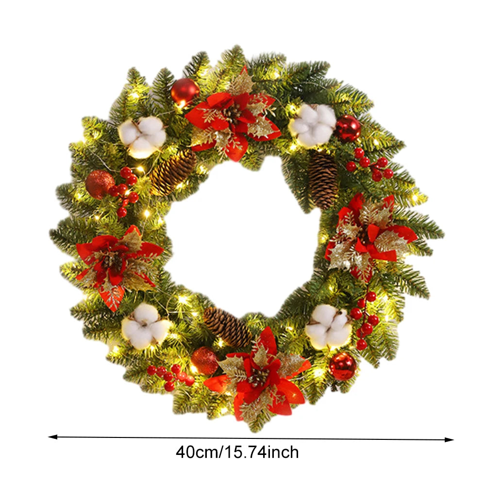 Holiday Spruce & Pine Cone Garland