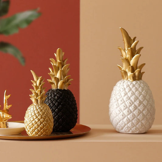 Nordic Gold Pineapple Sculpture