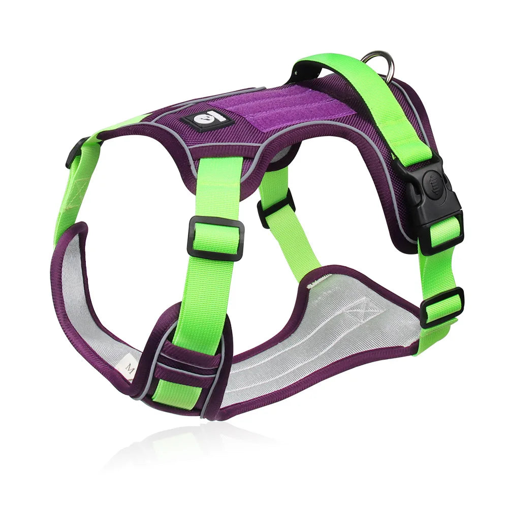 Reflective Tactical Dog Harness – Waterproof 1680D Oxford Vest for Medium & Large Dogs
