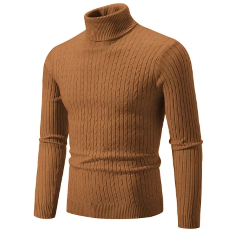 Men’s High Neck Turtleneck Sweater