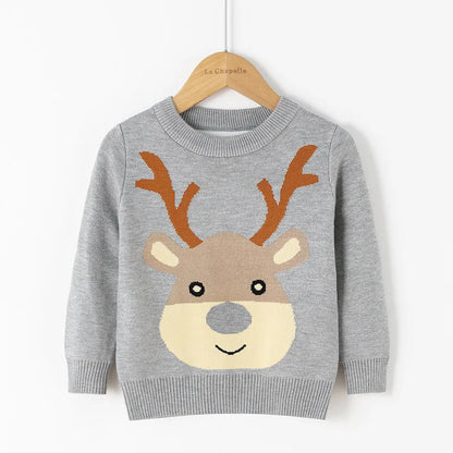 Kids Cartoon Pullover Sweater