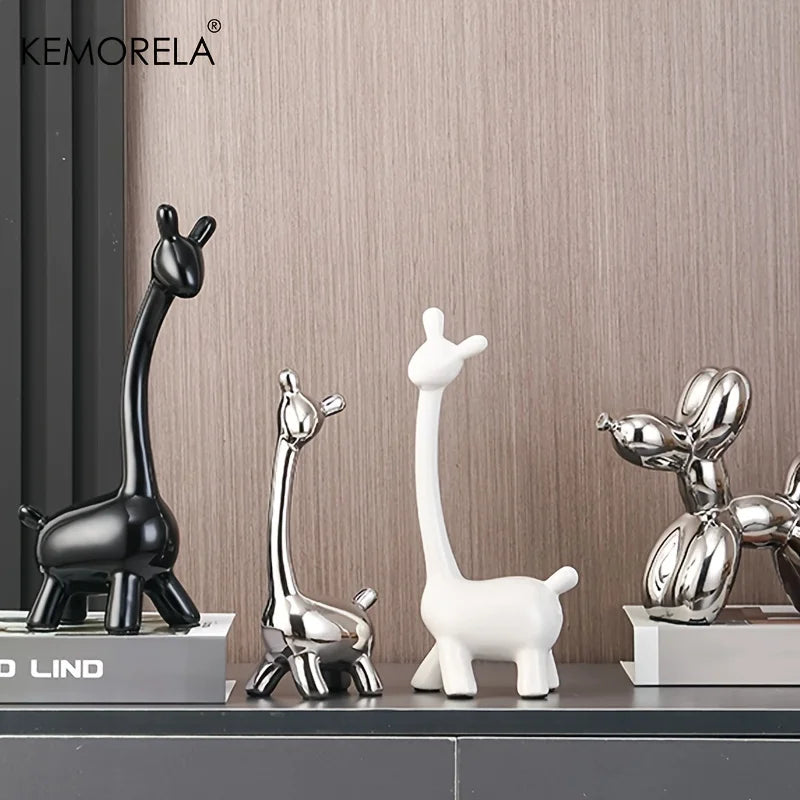 Ceramic Giraffe Figurine