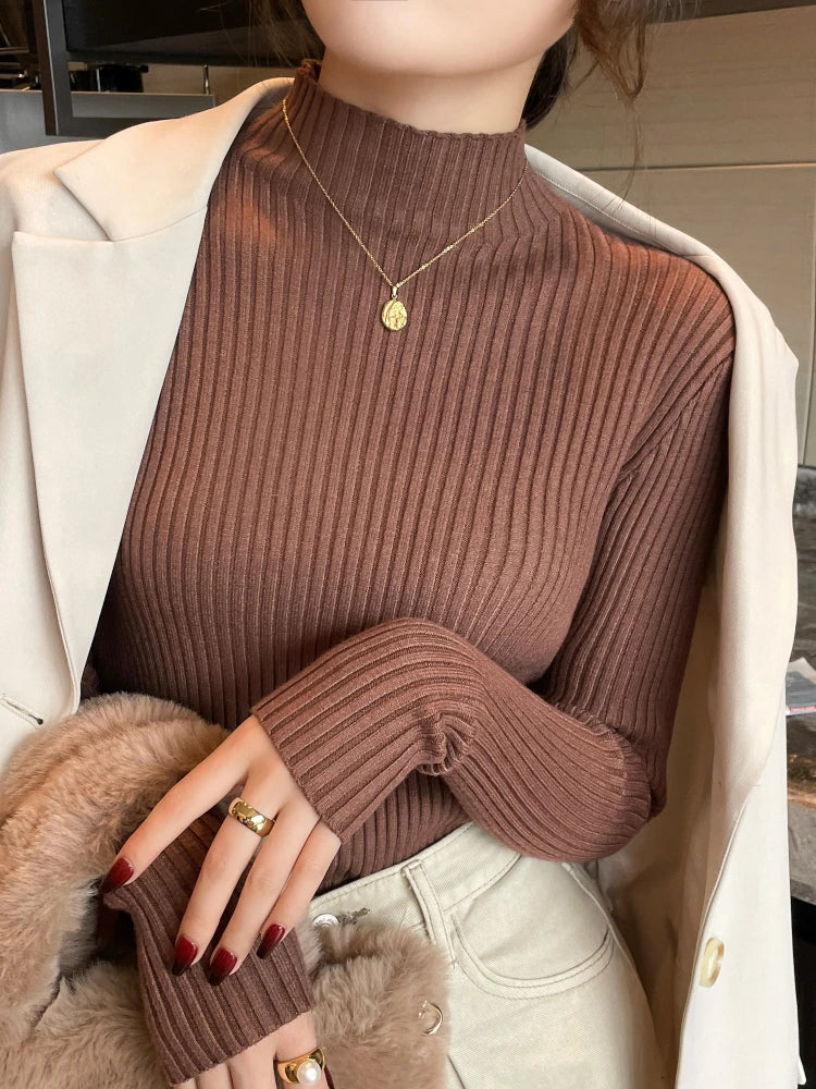 Women’s Turtleneck Knit Sweater