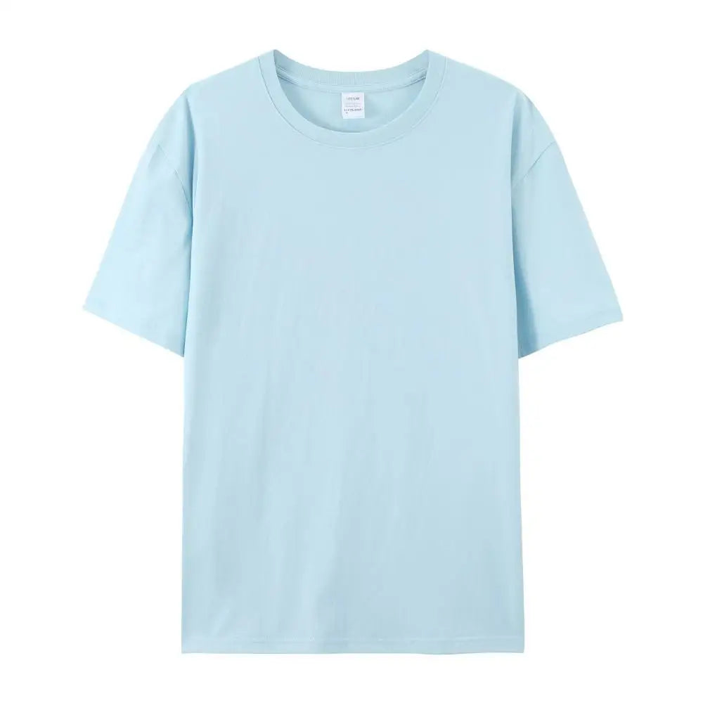100% Cotton Unisex Plain Crew Neck T-Shirt