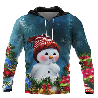 Men's Santa Claus Print Hoodie