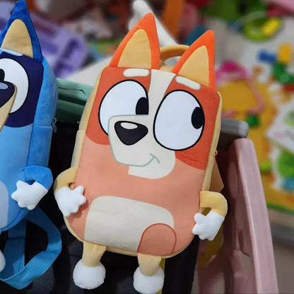 Bluey & Bingo Cartoon Dog Backpack – Kawaii School Bag for Kids & Toddlers