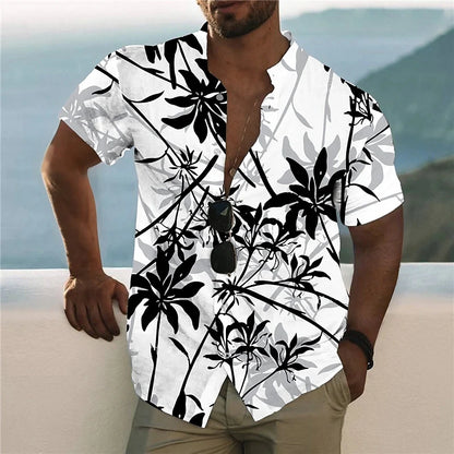 Men’s 3D Printed Coconut Hawaiian Shirt