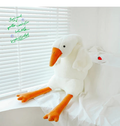 90–190cm Giant White Goose Plush Toy