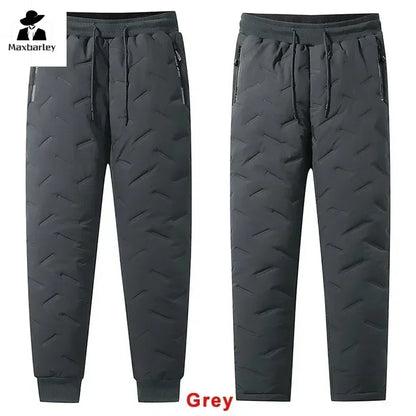 Men’s Winter Down Cotton Pants Warm & Waterproof