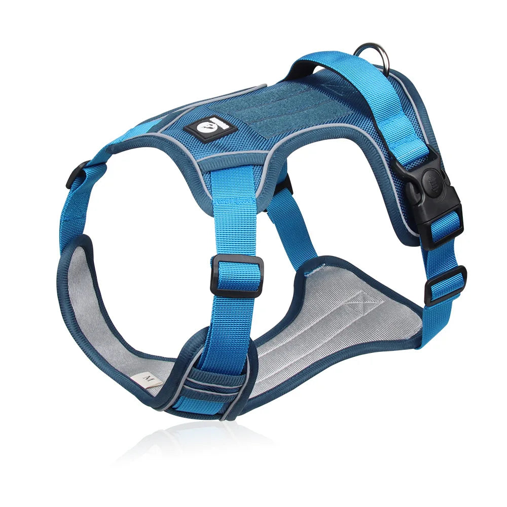 Reflective Tactical Dog Harness – Waterproof 1680D Oxford Vest for Medium & Large Dogs