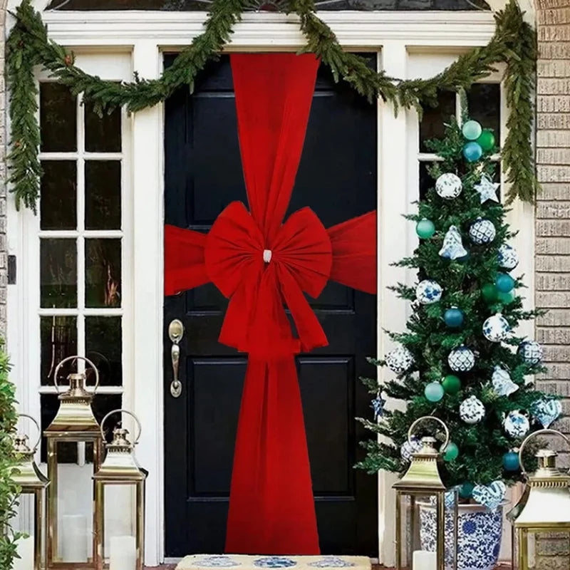 Elegant Deluxe Christmas Door Bow