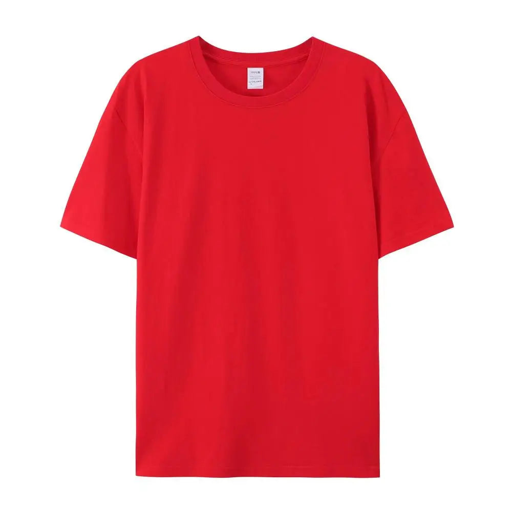 100% Cotton Unisex Plain Crew Neck T-Shirt