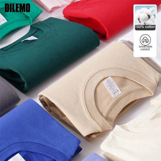 100% Mercerized Cotton Men’s Summer T-Shirt