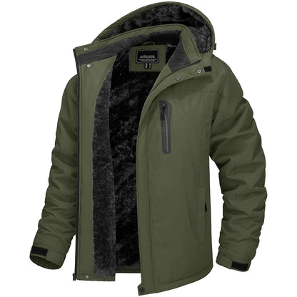 Men’s Winter Fleece Jacket – Waterproof Hiking