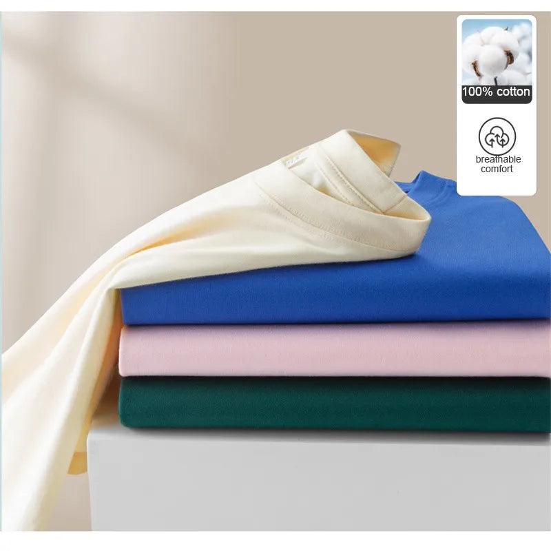 100% Mercerized Cotton Men’s Summer T-Shirt