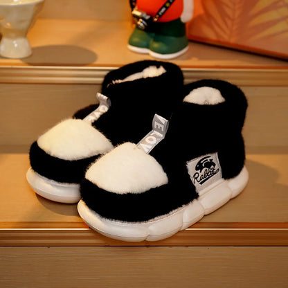 Winter Plush Cotton Slippers for Men & Women