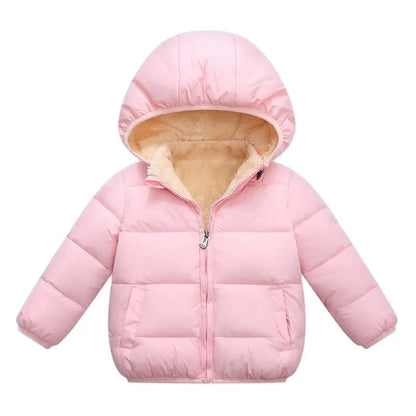 Kids Winter Thick Plush Jacket