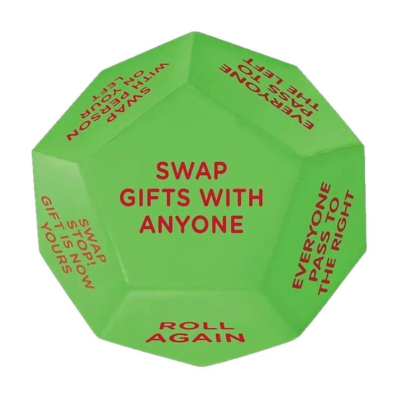 2025 Santa Swap Gift Exchange Dice