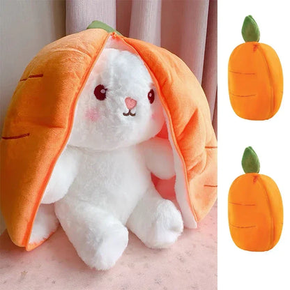 25cm Cute Strawberry & Carrot Rabbit Plush Toy