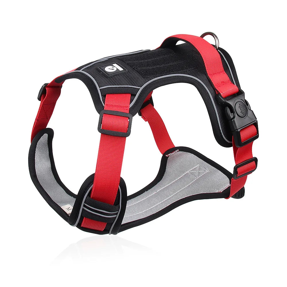 Reflective Tactical Dog Harness – Waterproof 1680D Oxford Vest for Medium & Large Dogs
