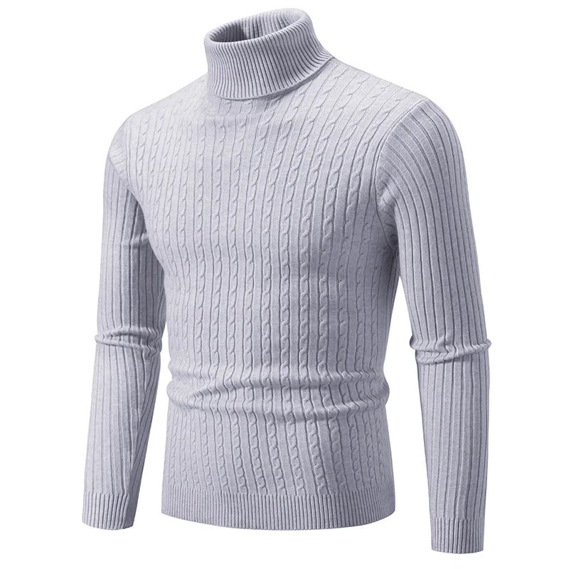 Men’s High Neck Turtleneck Sweater