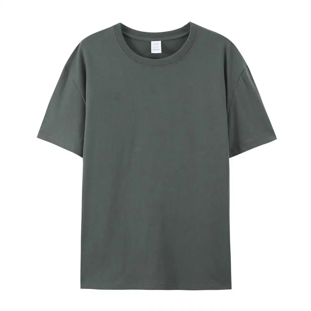 100% Cotton Unisex Plain Crew Neck T-Shirt