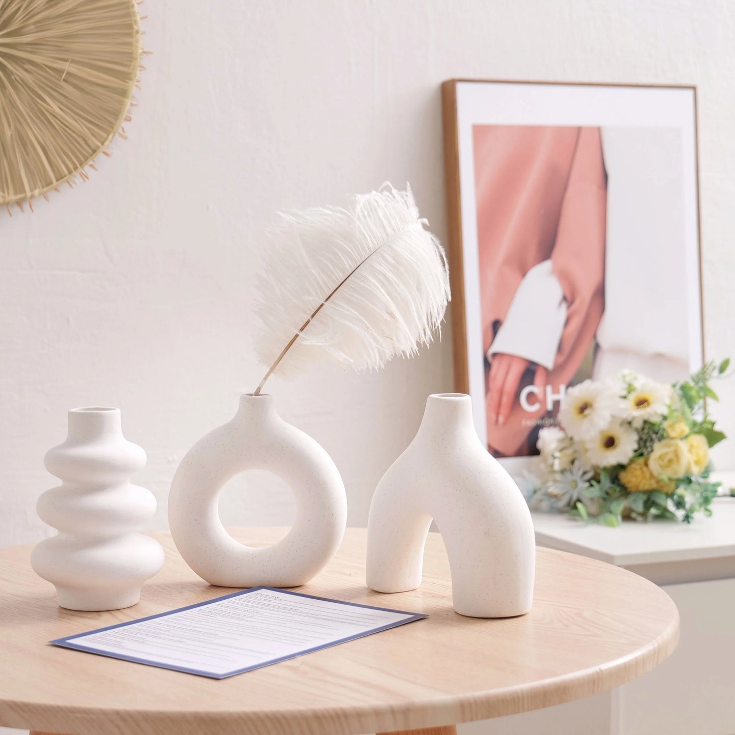 Bohemian Ceramic Vase Set
