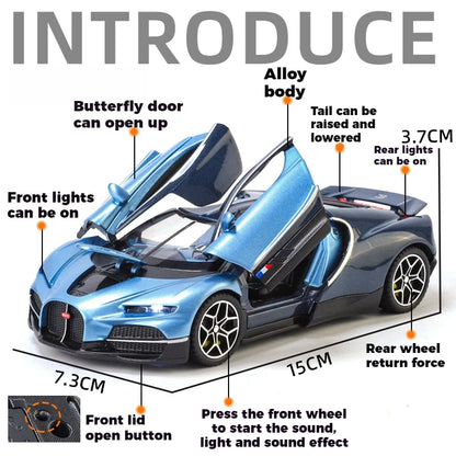 1:32 Bugatti V16 Tourbillon Diecast Model Car