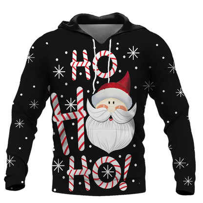 Men's Santa Claus Print Hoodie