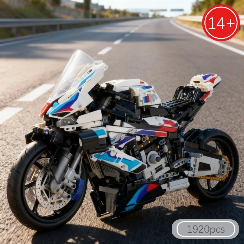 1920pcs 1:5 Motorcycle Model Kit